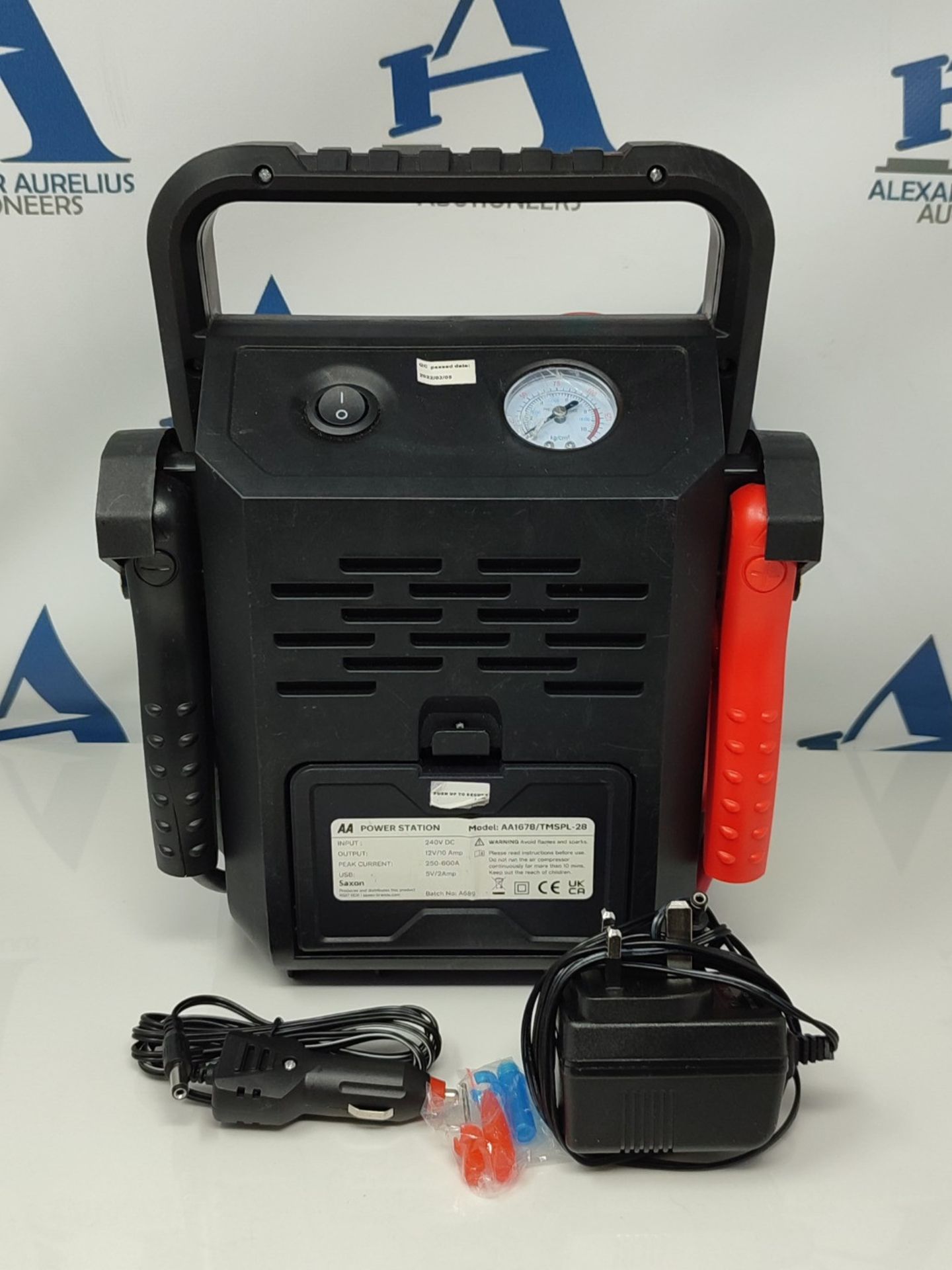 RRP £56.00 AA Power Station - Car Jump Starter Tyre Inflator AA1678 - Petrol Vehicles up to 2.5L - Image 3 of 3