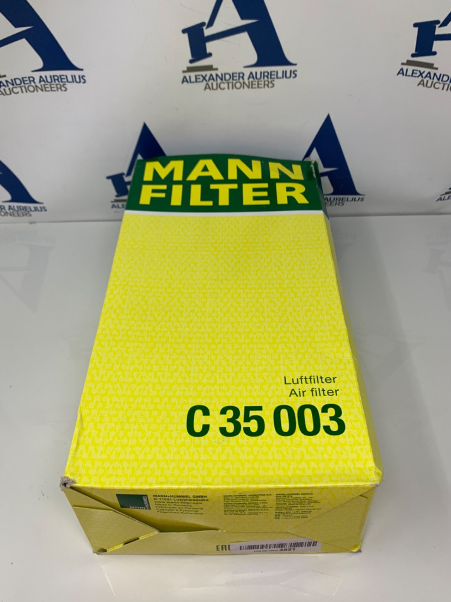 MANN-FILTER C 35 003 Air Filter  For Passenger Cars - Image 2 of 3