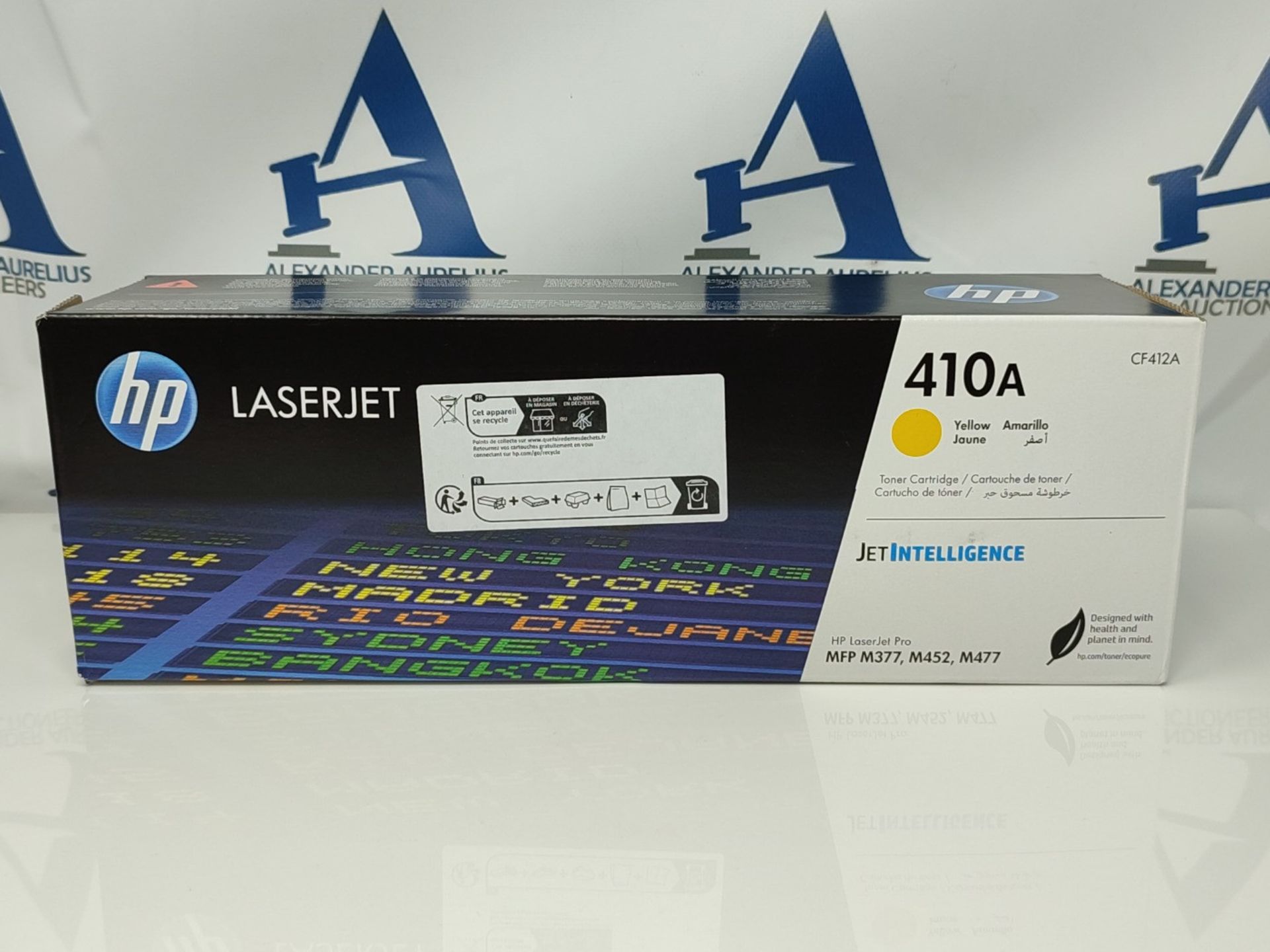 RRP £109.00 HP CF412A 410A Original LaserJet Toner Cartridge, Yellow, Single Pack, Standard