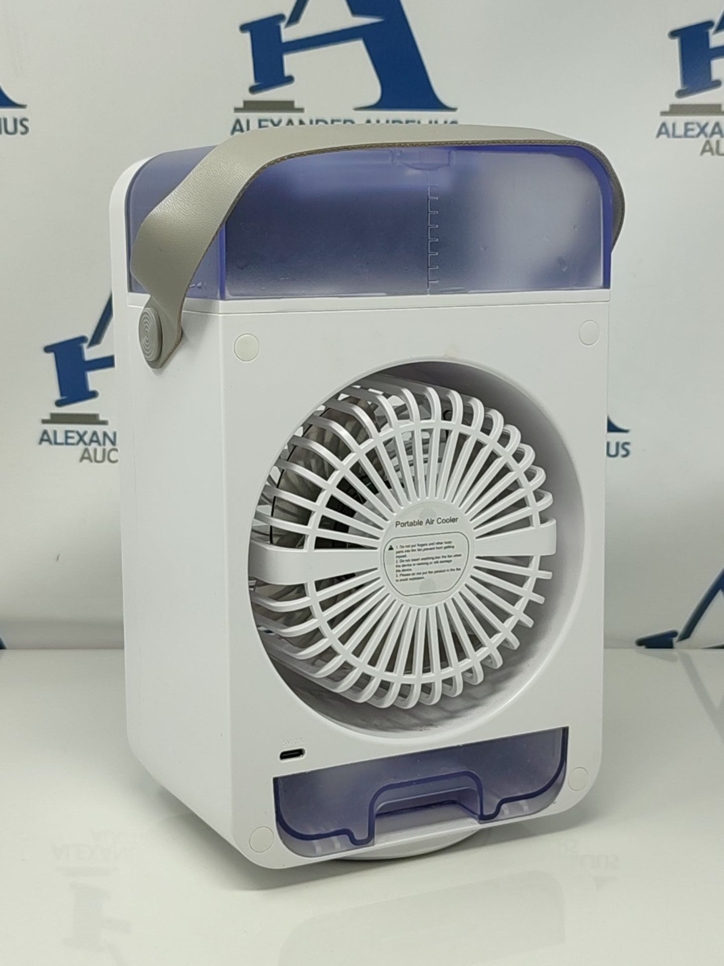 Air Coolers for Home, ZASTION Portable Air Conditioner 4 in 1 Mini Evaporative Cooler - Image 3 of 3