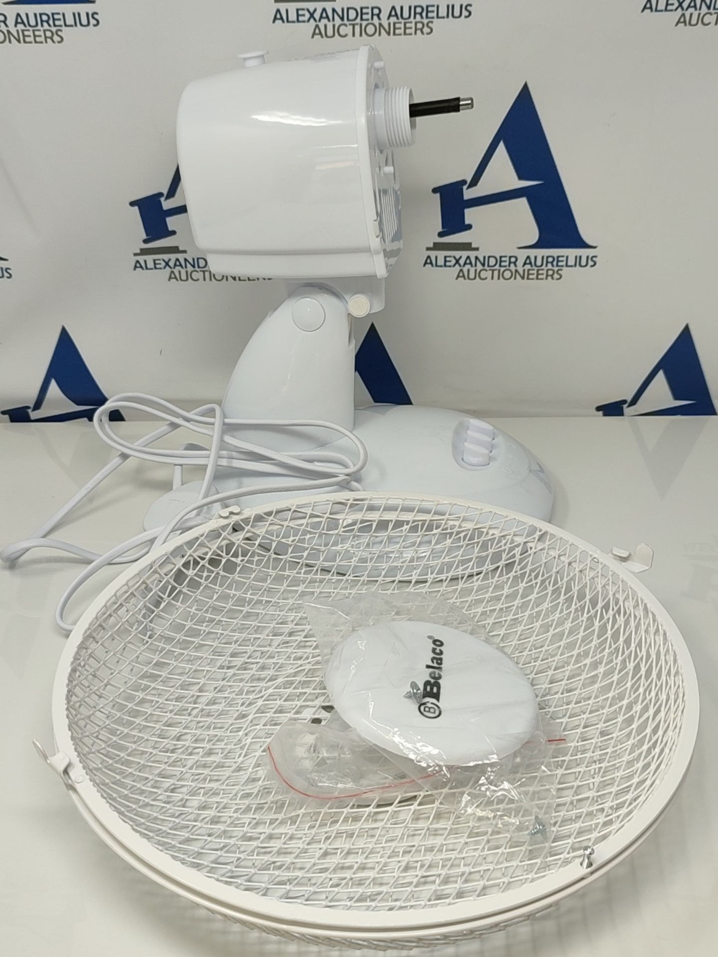 [INCOMPLETE] Belaco 9inch Table Fan Desk Fan with 2 Speed Oscillating cooling fan Stan - Image 3 of 3