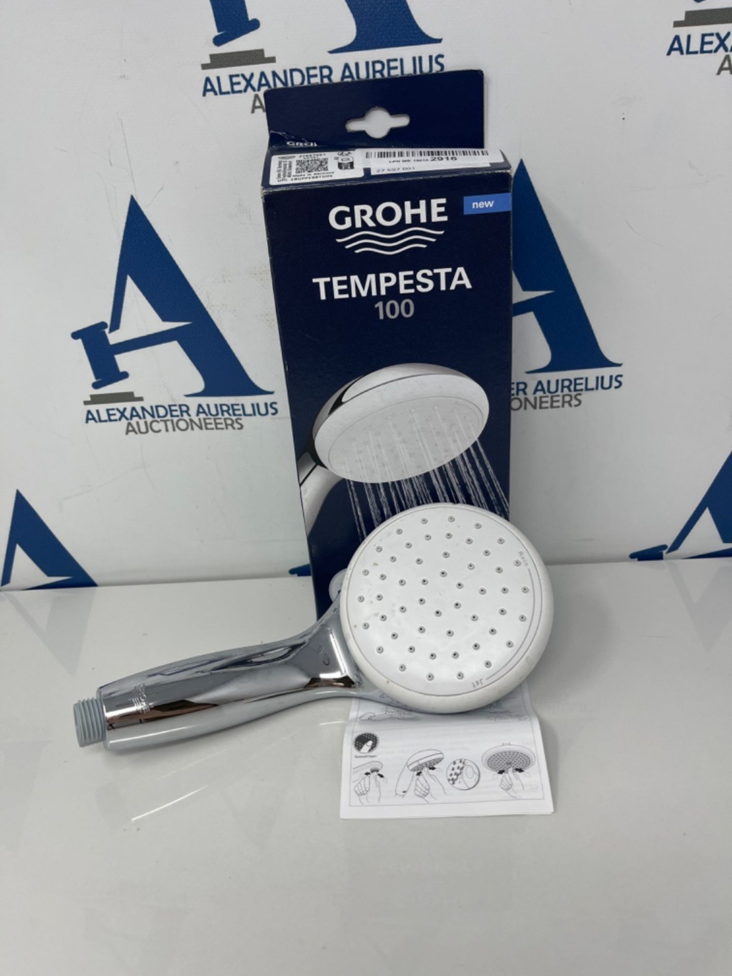 GROHE Tempesta 100 - Hand Shower (Diameter 10 cm, 2 Spray Types, Anti-Limescale System - Image 2 of 3