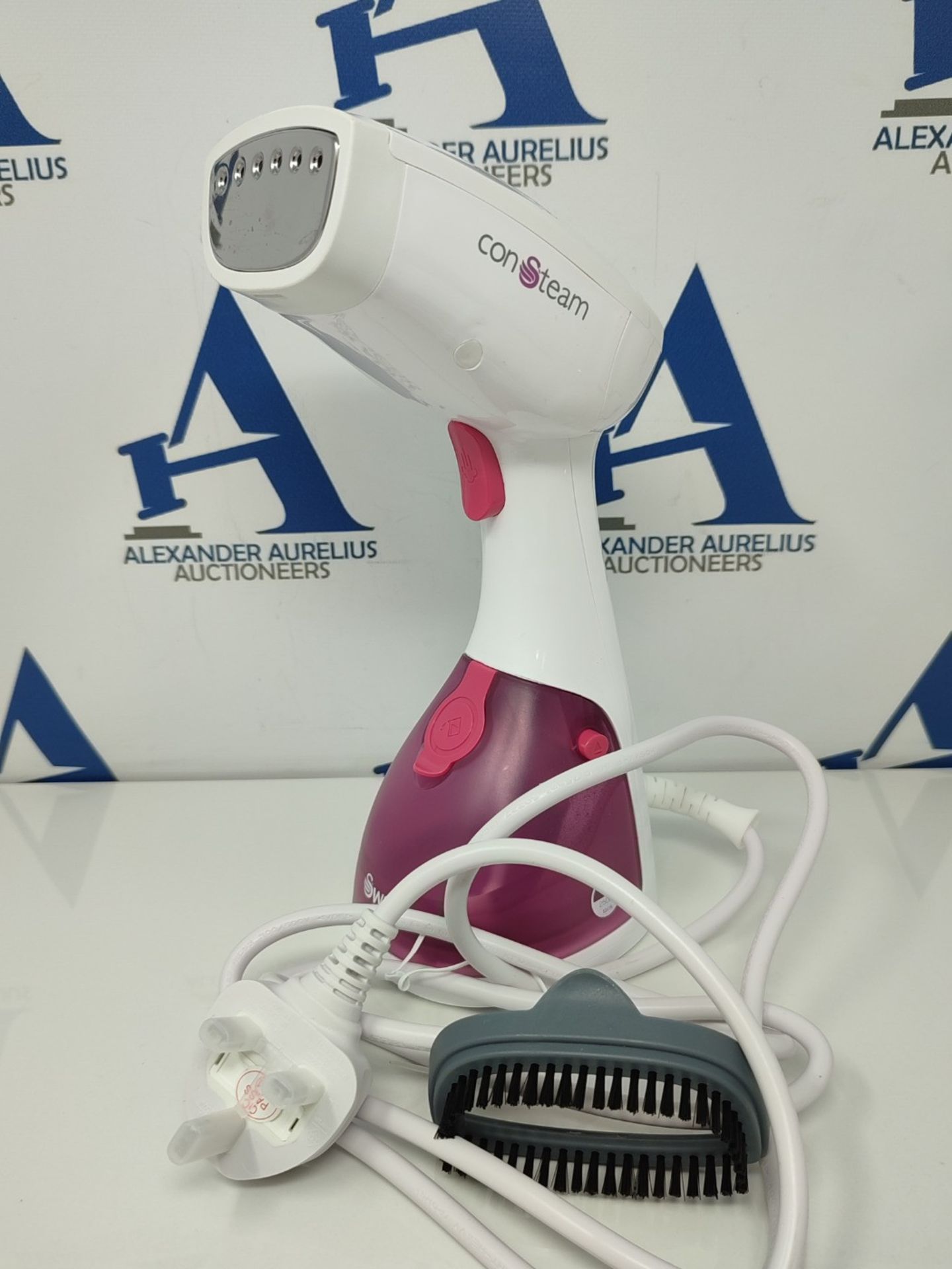 Swan, SI12020N, Handheld Garment Steamer, Lightweight and Compact, 1100W, Iron, Pink - Image 3 of 3