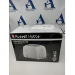 Russell Hobbs 26060 2 Slice Toaster - Contemporary Honeycomb Design with Extra Wide Sl