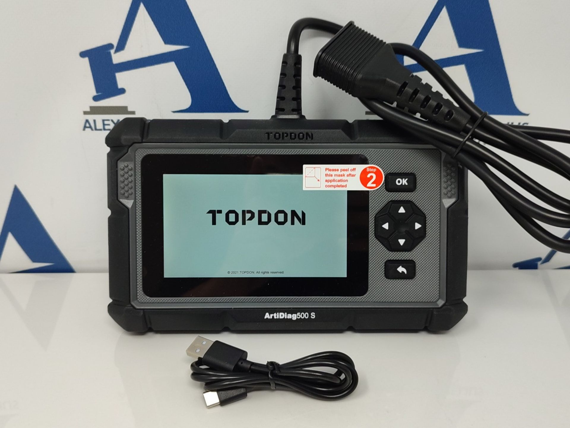 RRP £156.00 TOPDON OBD2 Code Reader Scanner ArtiDiag500S, Engine/ABS/SRS/Transmission Car Diagnost - Image 2 of 2