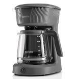 Breville Flow Filter Coffee Machine | 12 Cup Capacity Glass Coffee Jug | Auto Pause an