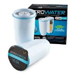 ZeroWater Replacement Water Filter Cartridges, 5 Stage Filtration System Reduces Fluor
