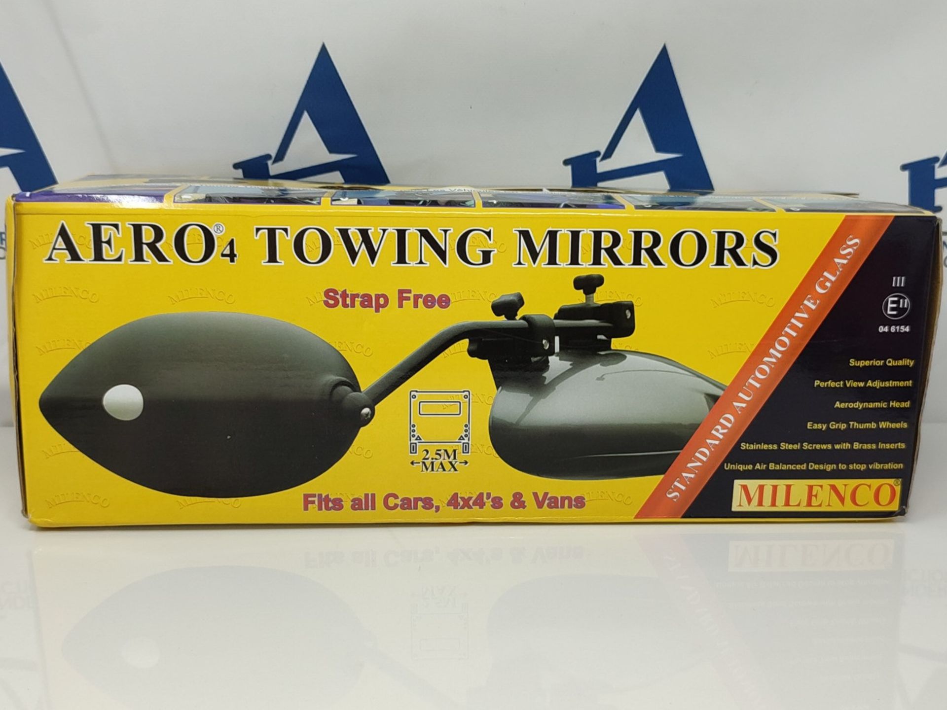 RRP £68.00 Milenco 2899 Universal Aero 4 towing mirrors, pack of 2 - Bild 2 aus 3