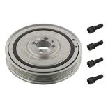 RRP £64.00 febi bilstein 27822 Pulley decoupled, for crankshaft with screws, pack of one