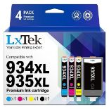 LxTek 934XL 935XL Replacement for HP 934 935 934 XL 935 XL Ink Cartridges for HP Offic