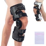 RRP £61.00 360 RELIEF Hinged Knee Brace Support - Adjustable Leg Stabilizer | for Orthopaedic Reh