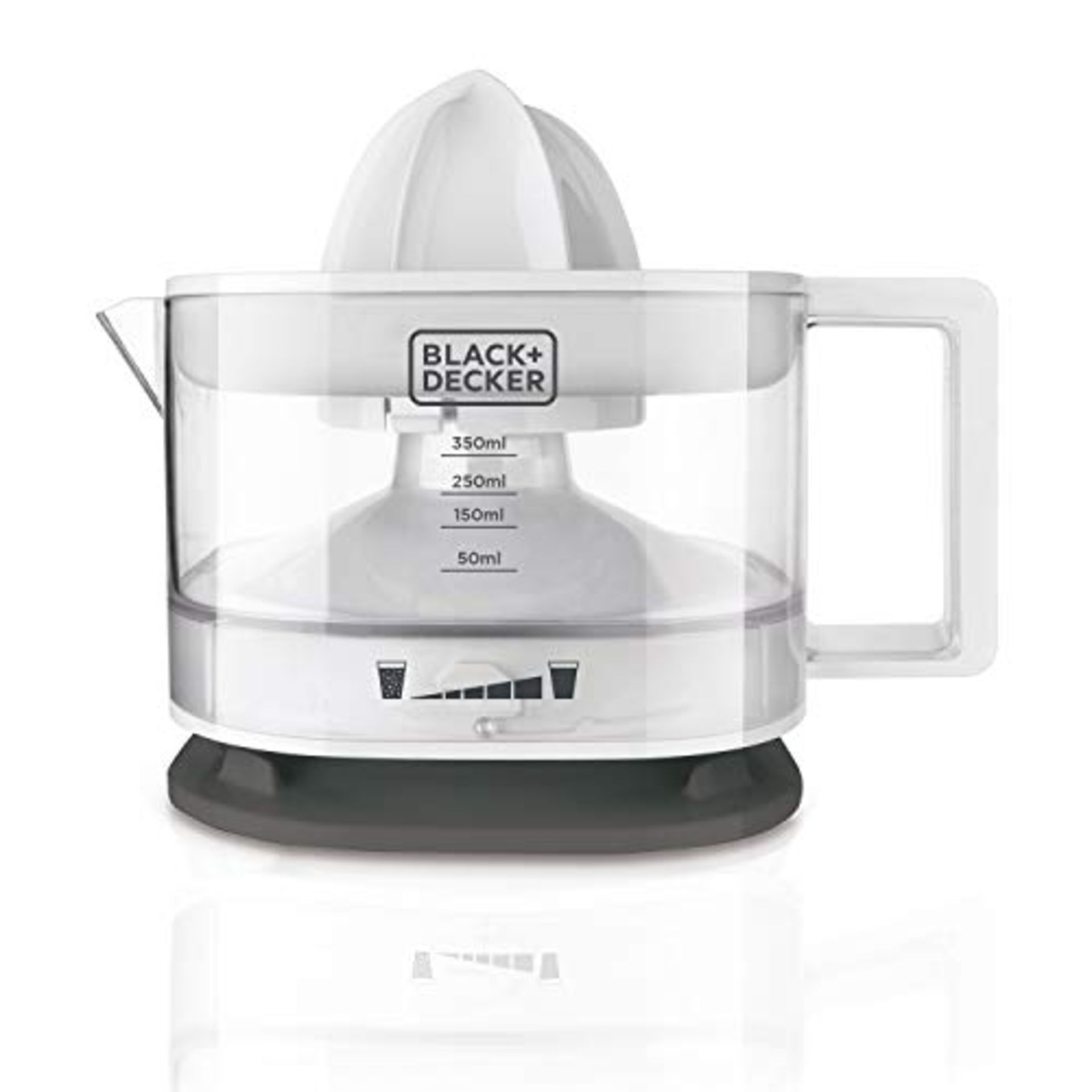 Black + Decker BXCJ25E Citrus Juicer 25 W 350 mm Plastic White