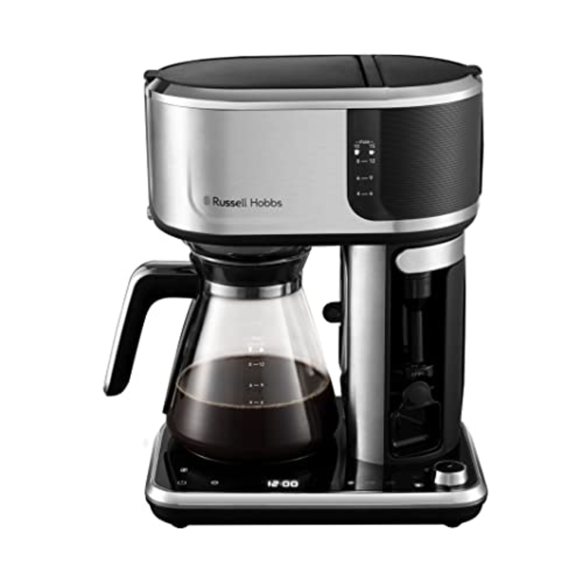 RRP £99.00 Russell Hobbs 26230 Attentiv Coffee Maker - Filter Coffee Machine with Cold Brew Funct