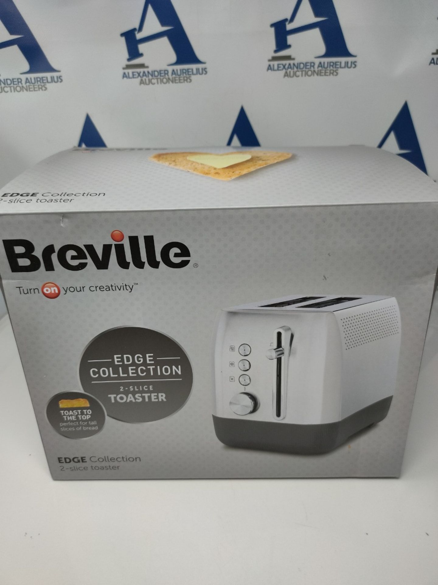 Breville Edge Deep Chassis 2-Slice Toaster | Toasts All the Way to the Top | Brushed S - Image 2 of 3