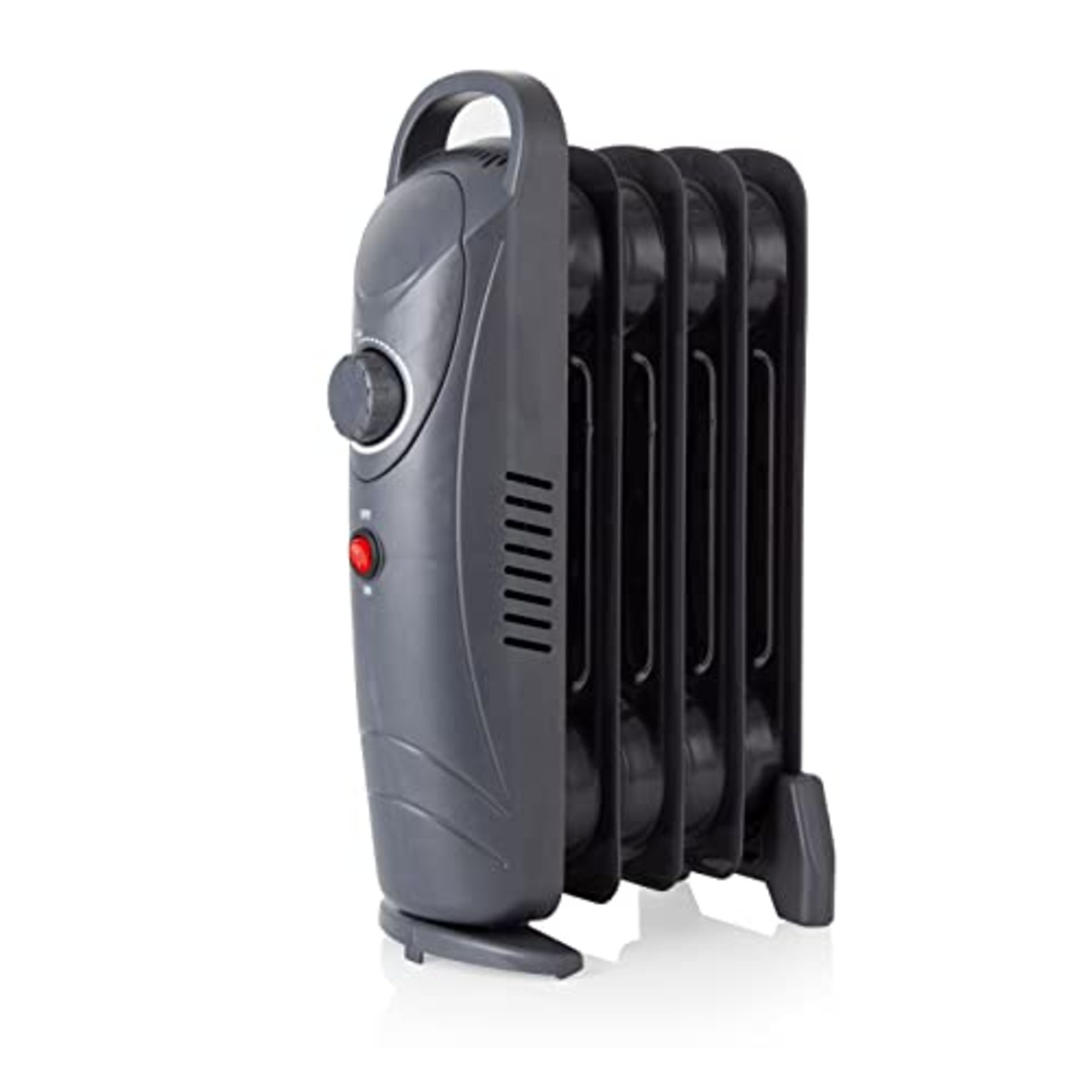 Warmlite WL43002YDT 650W 5 Fin Oil Filled Radiator with Adjustable Thermostat and Over