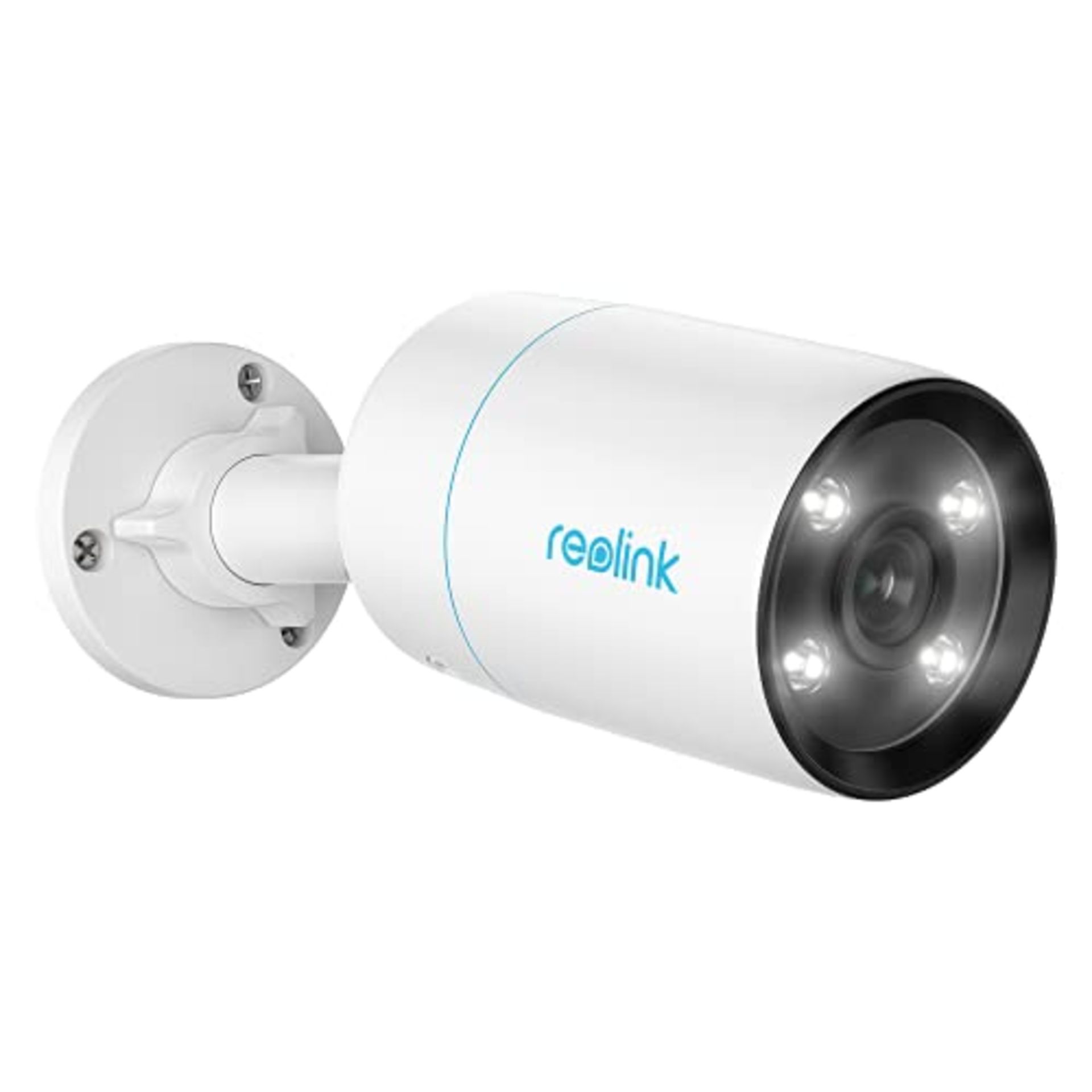 RRP £63.00 Reolink 4K PoE CCTV Security Camera Outdoor with Smart Human/Vehicle Detection, Color