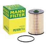 MANN-FILTER PU 936/1 X Fuel filter  Fuel filter set with gasket / gasket set  Fo