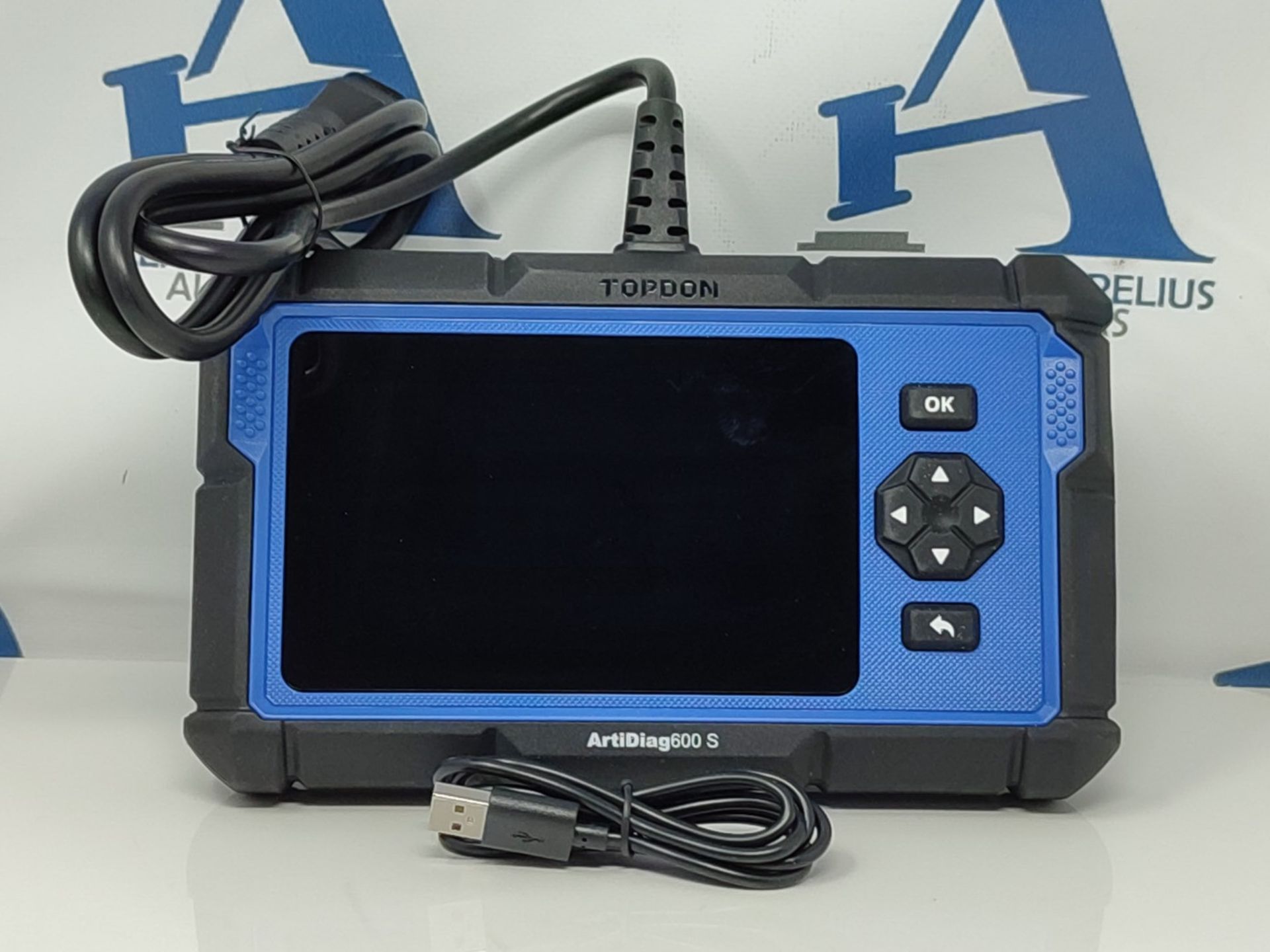 RRP £229.00 TOPDON OBD2 Code Reader Scanner ArtiDiag600S, 8 Reset Service for Oil/BMS/ABS/SAS/EPB/ - Image 9 of 12