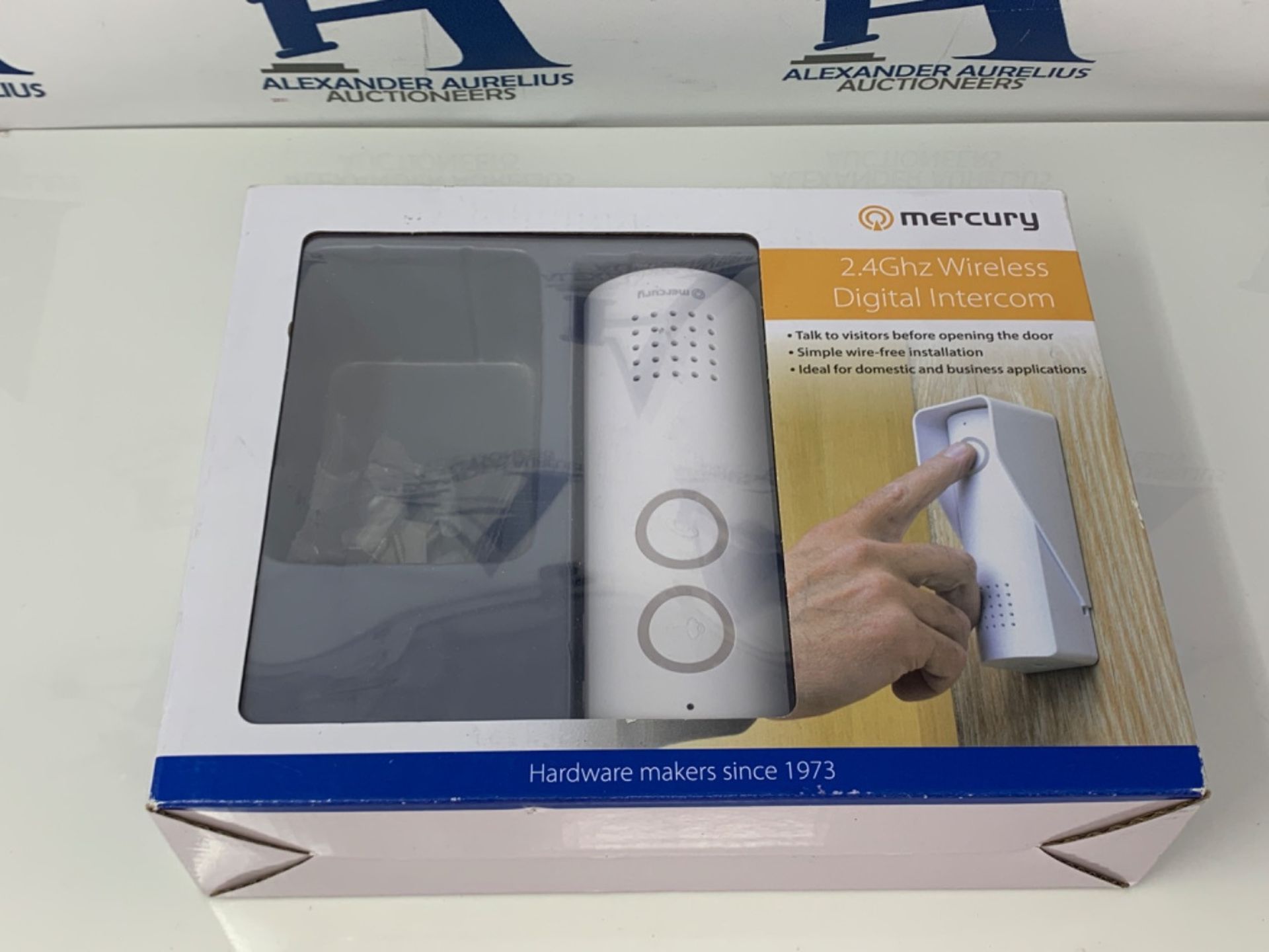 RRP £79.00 Mercury Wireless Digital Intercom/Doorbell | 2.4Ghz, White - Image 2 of 3