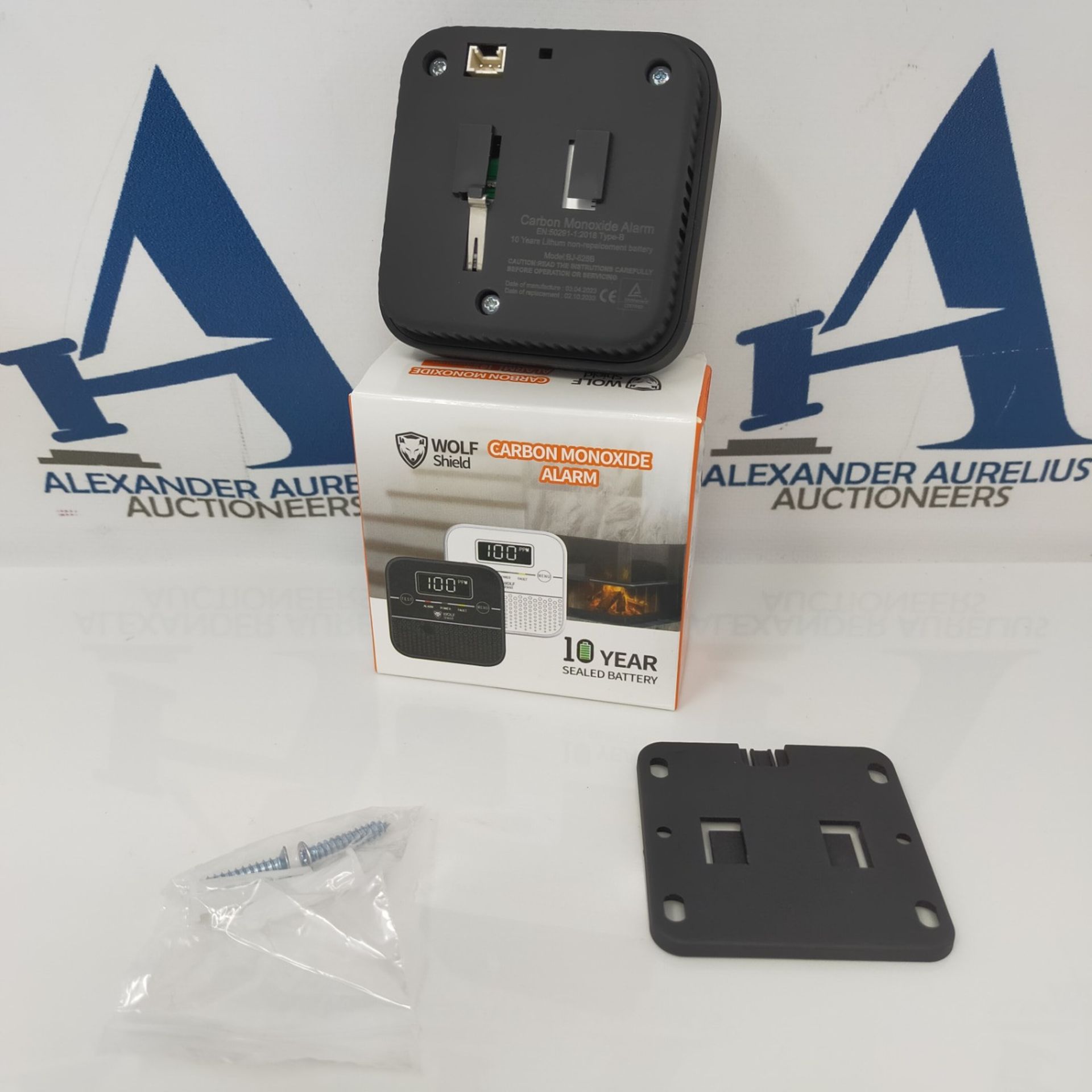 Wolf Shield Carbon Monoxide Detector 10 Year Sealed Battery |Portable Alarm|EN50291:20 - Image 3 of 3