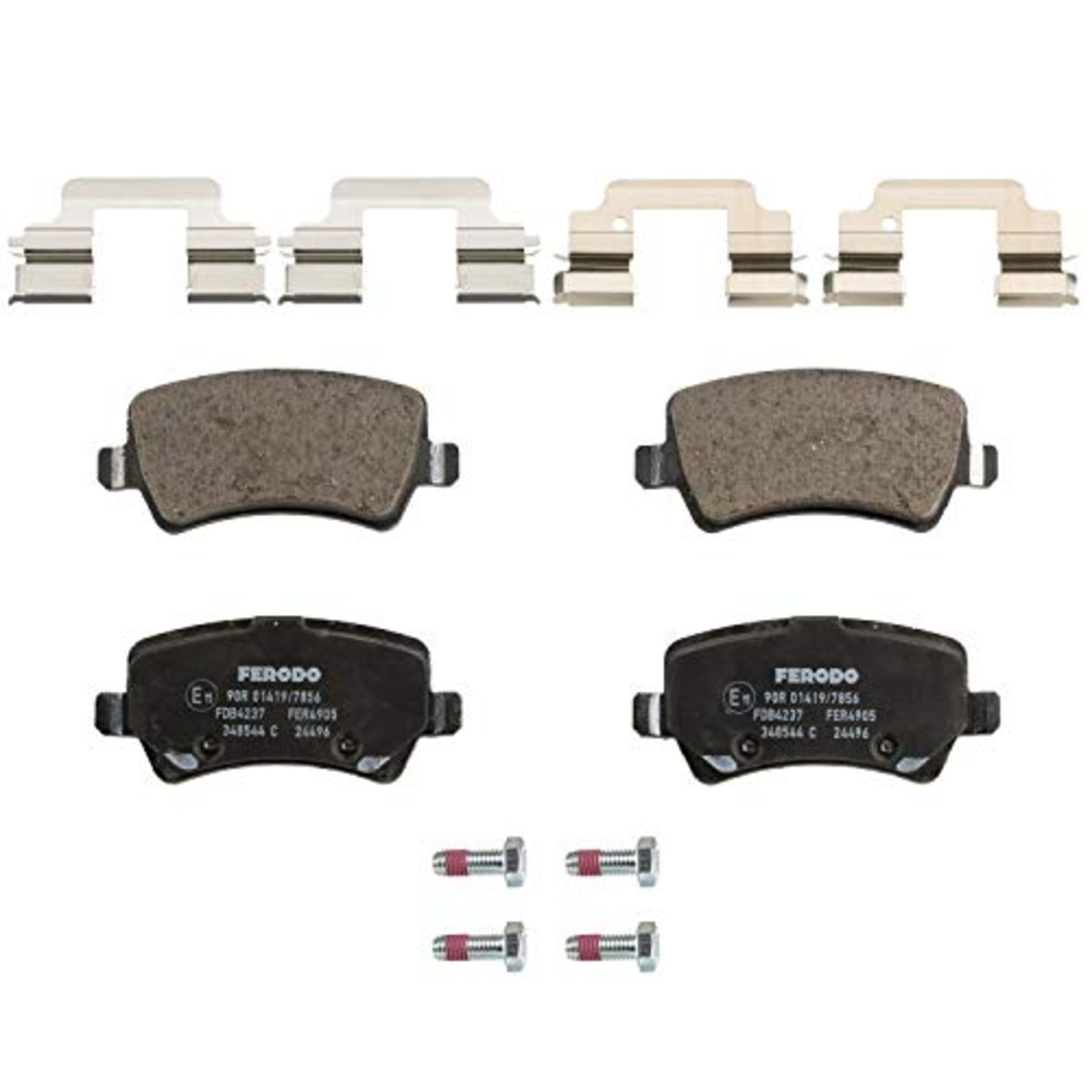 Ferodo FDB4237 Brake Pad Set, disc brake - (set of 4)