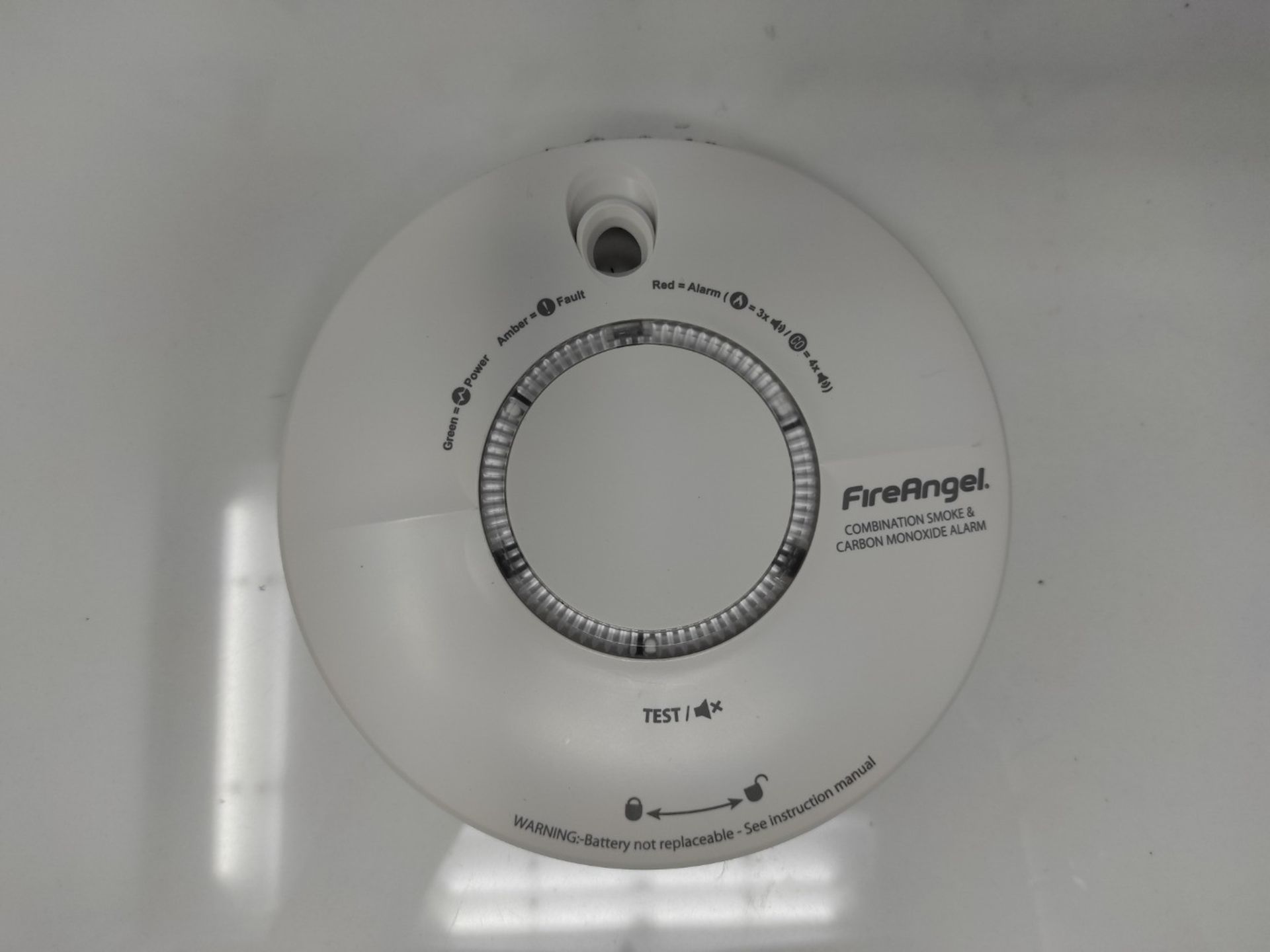 FireAngel SCB10-R Smoke and CO Alarm , White - Image 2 of 3