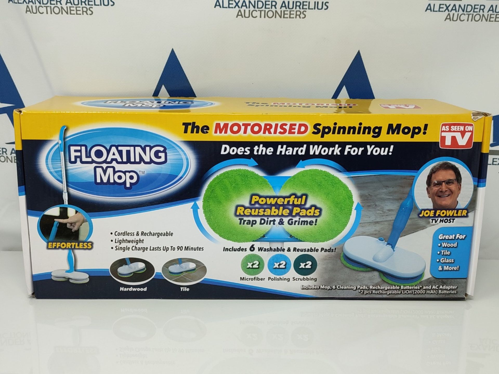 [INCOMPLETE] High Street TV Floating Mop - Motorised Cordless & Rechargeable - Spinnin - Image 2 of 3