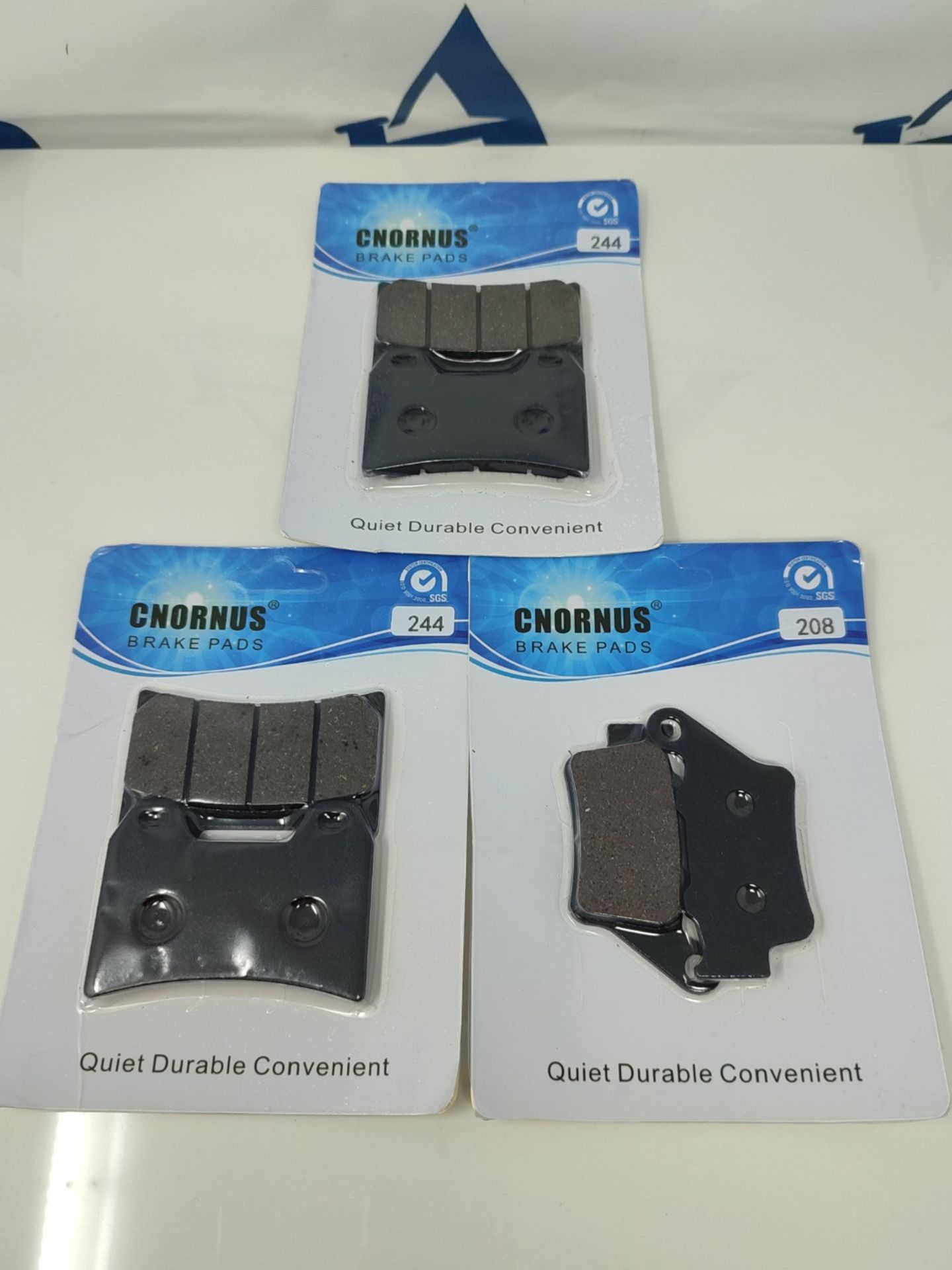 Cnornus Front and rear brake pads suitable for G 650 2007-2009 / F800 R F800R 2009-201 - Image 2 of 2