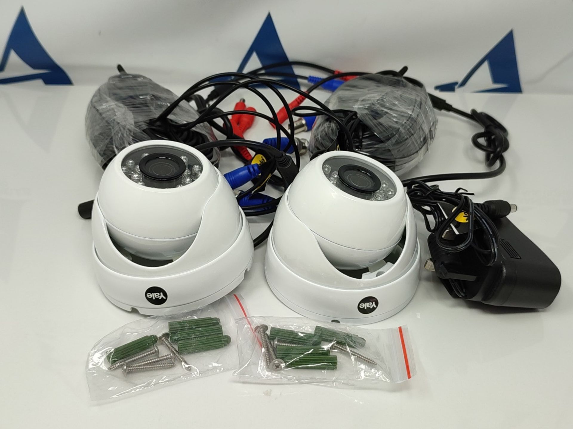 Yale Indoor HD 720 Dome Camera Twin Pack, HDC-302W-2,Yale SV-8C-4ABFX Smart Home CCTV - Image 3 of 3