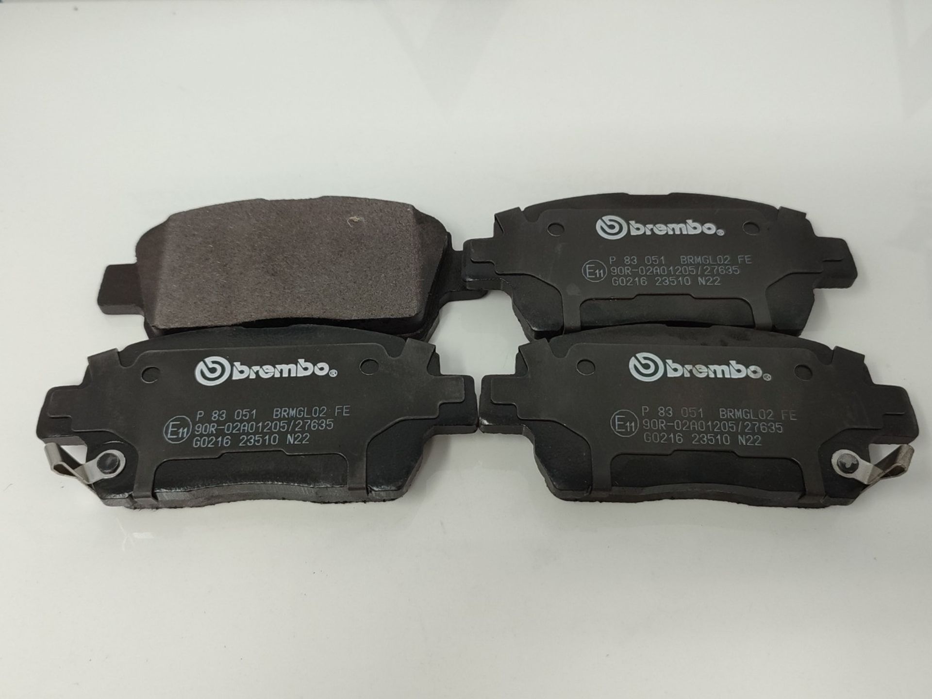 Brembo P83051 Front Disc Brake Pad - Set of 4 - Image 3 of 3