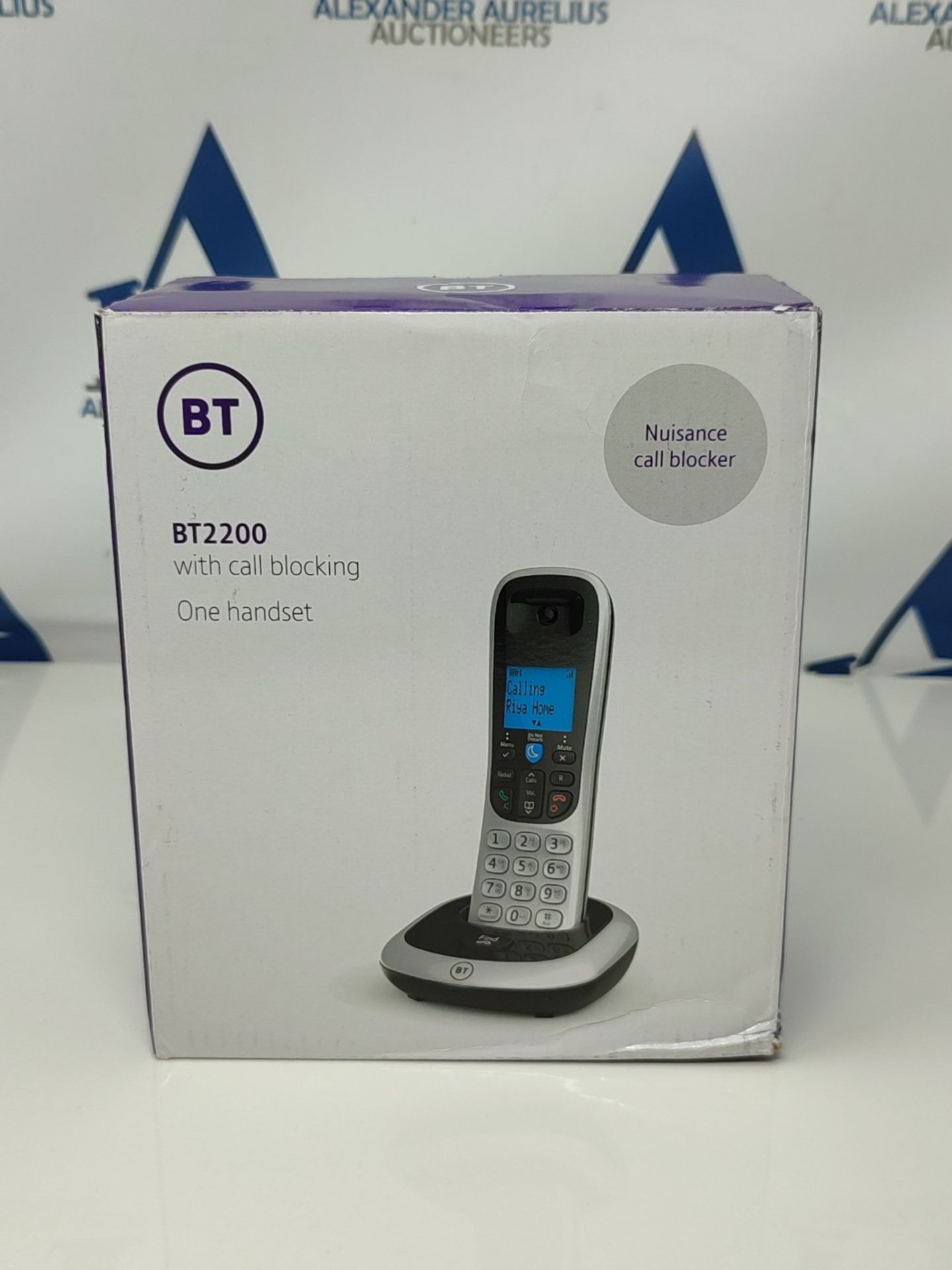 BT 2200 Cordless Landline House Phone with Nuisance Call Blocker, Single Handset Pack - Image 2 of 3