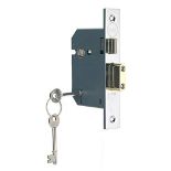 [INCOMPLETE] Yale B-BSSL-2.5-CH British Standard 5 Lever Mortice Sashlock, Chrome Fini