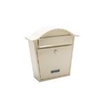 Burg-Wachter MB01AC Antique Cream Classic Wall Mounted Galvanised Steel Lockable Weath