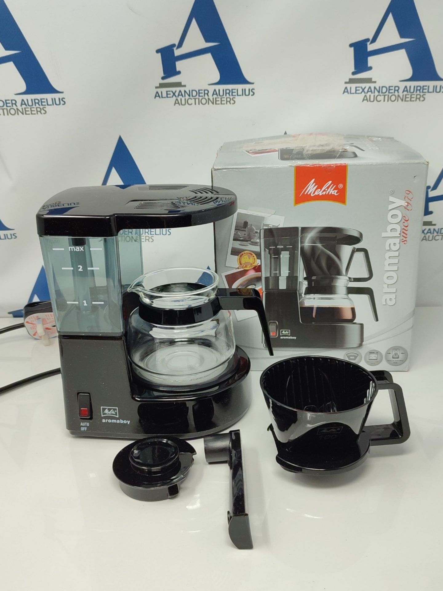Melitta 6707286 Aroma Boy Filter Coffee Machine,0.34 liters, 500 W, Black - Image 2 of 3