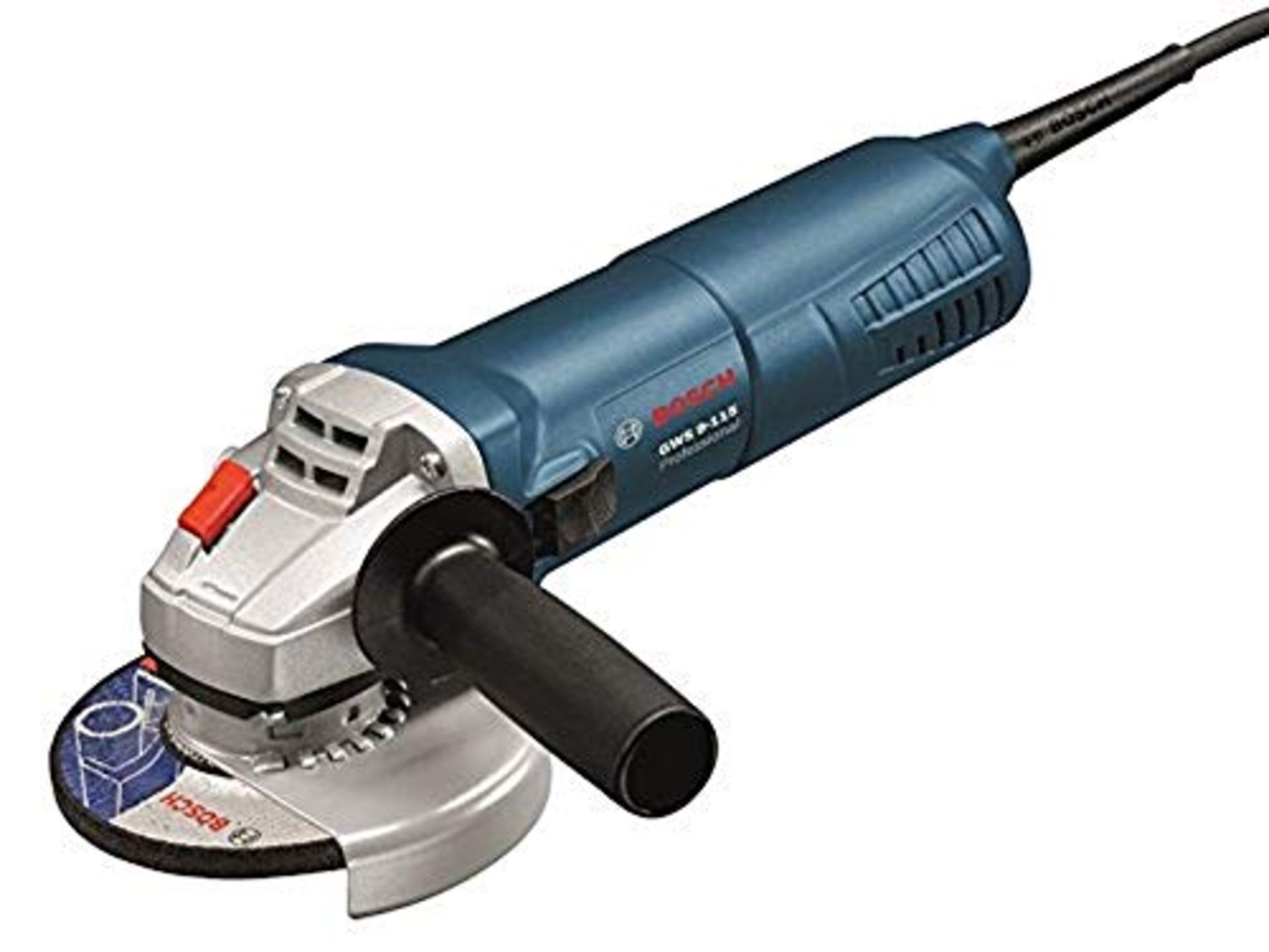 RRP £84.00 Bosch Professional Corded Angle Grinder GWS 9-115 S (900W, 110V, incl. Auxiliary Handl