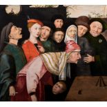Flemish school, in the manner of Jheronimus Bosch (ca. 1450-1516): The magic scene, oil on panel, th