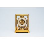A Swiss gilt brass Jaeger-LeCoultre 'Atmos V' clock, Caliber 526-5, 1950's