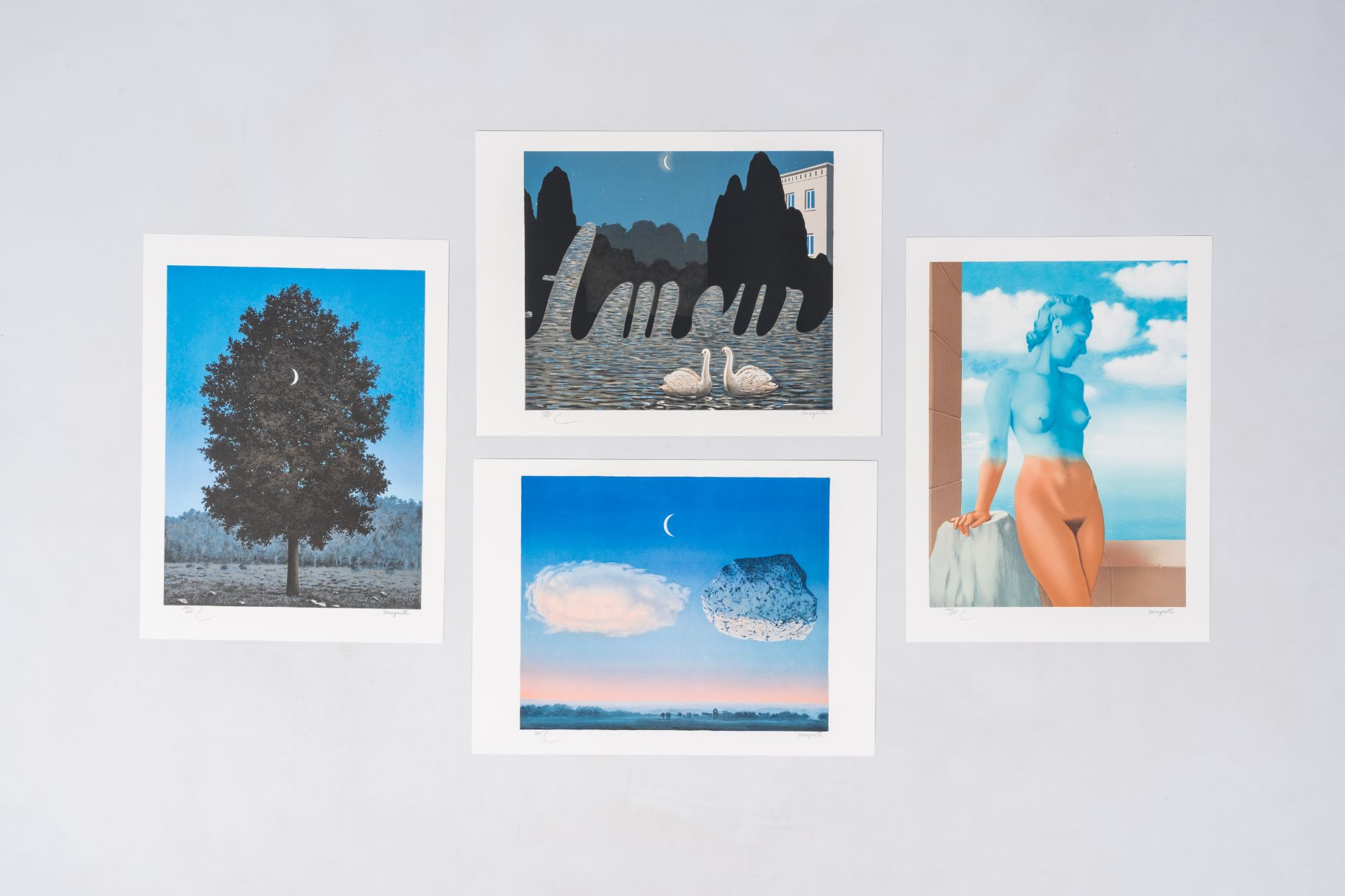 Rene Magritte (1898-1967, after): 'Lithographies IV', ten lithographs in colours, dated 2010 and 201 - Image 13 of 18