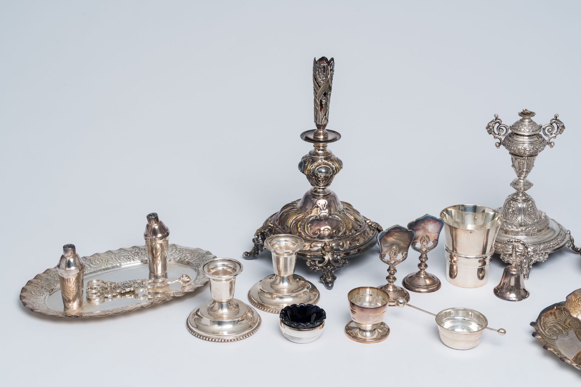 An extensive collection of silver plated tableware, a.o. Laderier, WMF, Wiskemann, 20th C. - Image 9 of 16