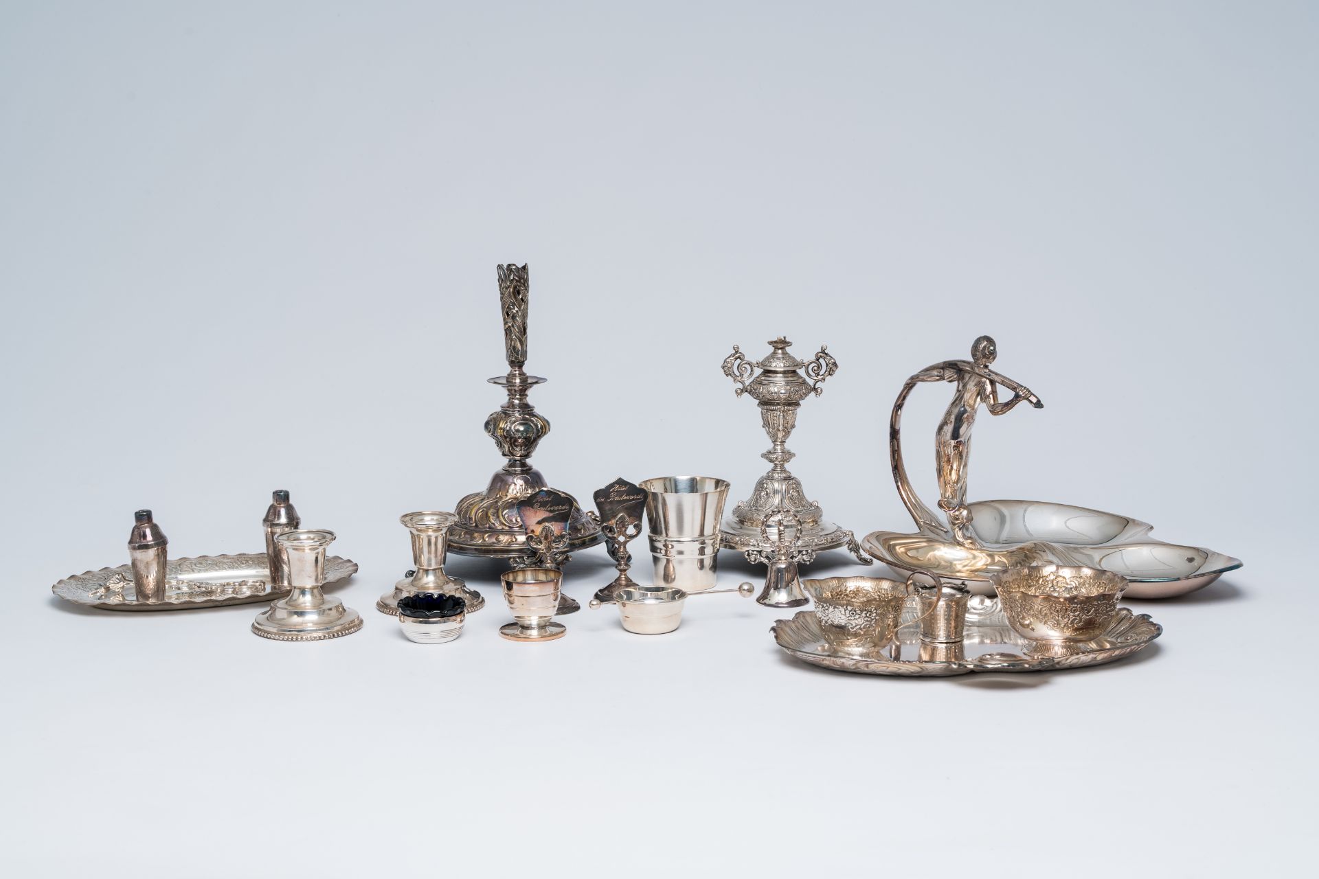 An extensive collection of silver plated tableware, a.o. Laderier, WMF, Wiskemann, 20th C. - Image 11 of 16