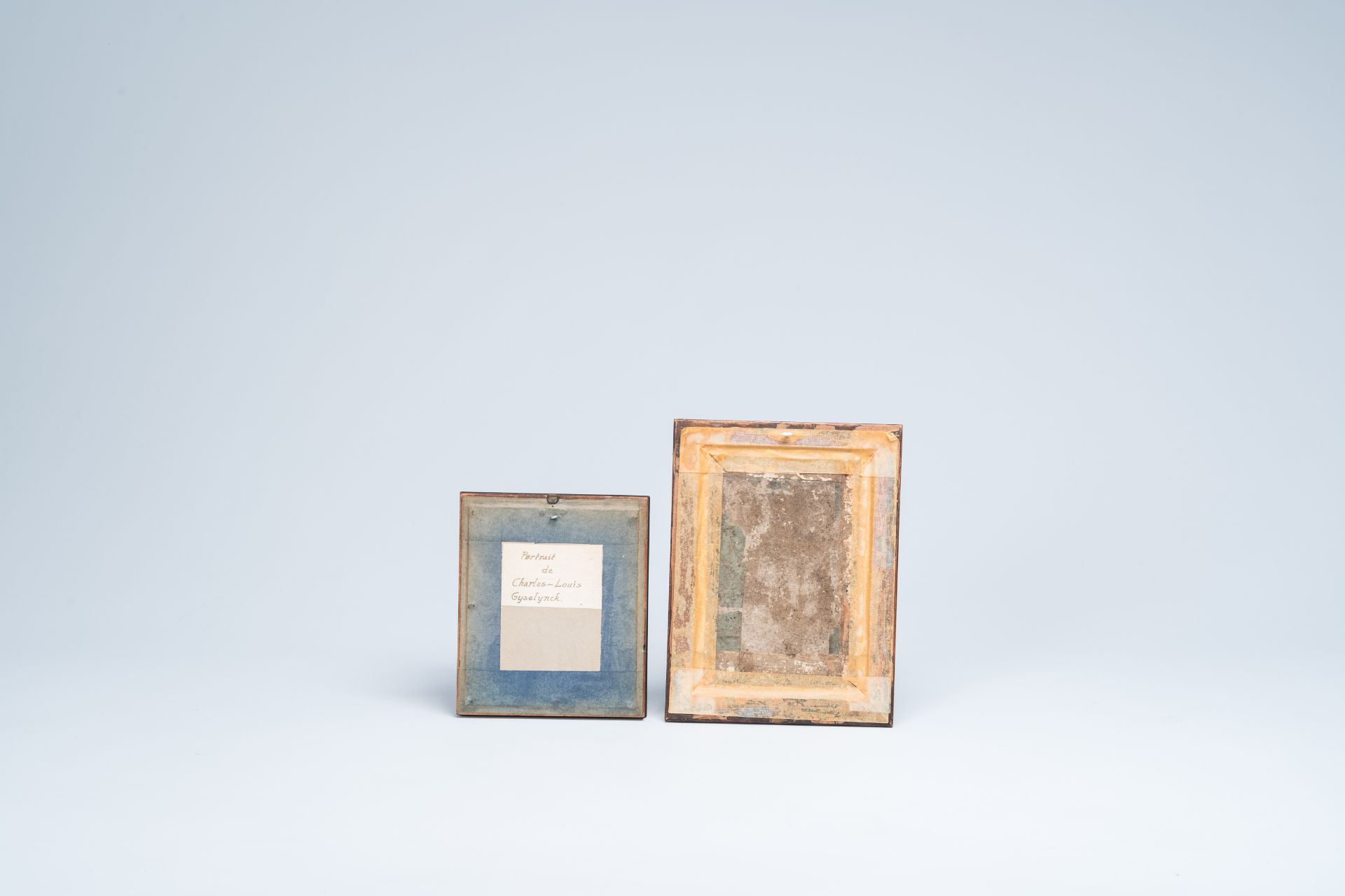 Belgian school: Five various works, mixed media, 19th/20th C. - Image 5 of 11