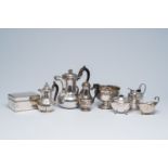 A varied collection of silver items, various origins, 19th/20th C.