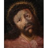 Johann Ulrich Mayr (1630-1704, in the manner of): Christ crowned with thorns, oil on panel, 18th C.