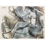 Pablo Picasso (1881-1973, after): 'Nude with a mirror', multiple, [1967]