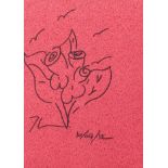 Jeff Koons (1955): Flowers, felt pen on paper, dated (20)12