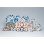 A varied collection of Chinese blue, white, Canton famille rose, famille rose, Imari style and iron-