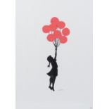 Banksy (1974, after): 'Flying balloon girl', multiple, ed. 144/150