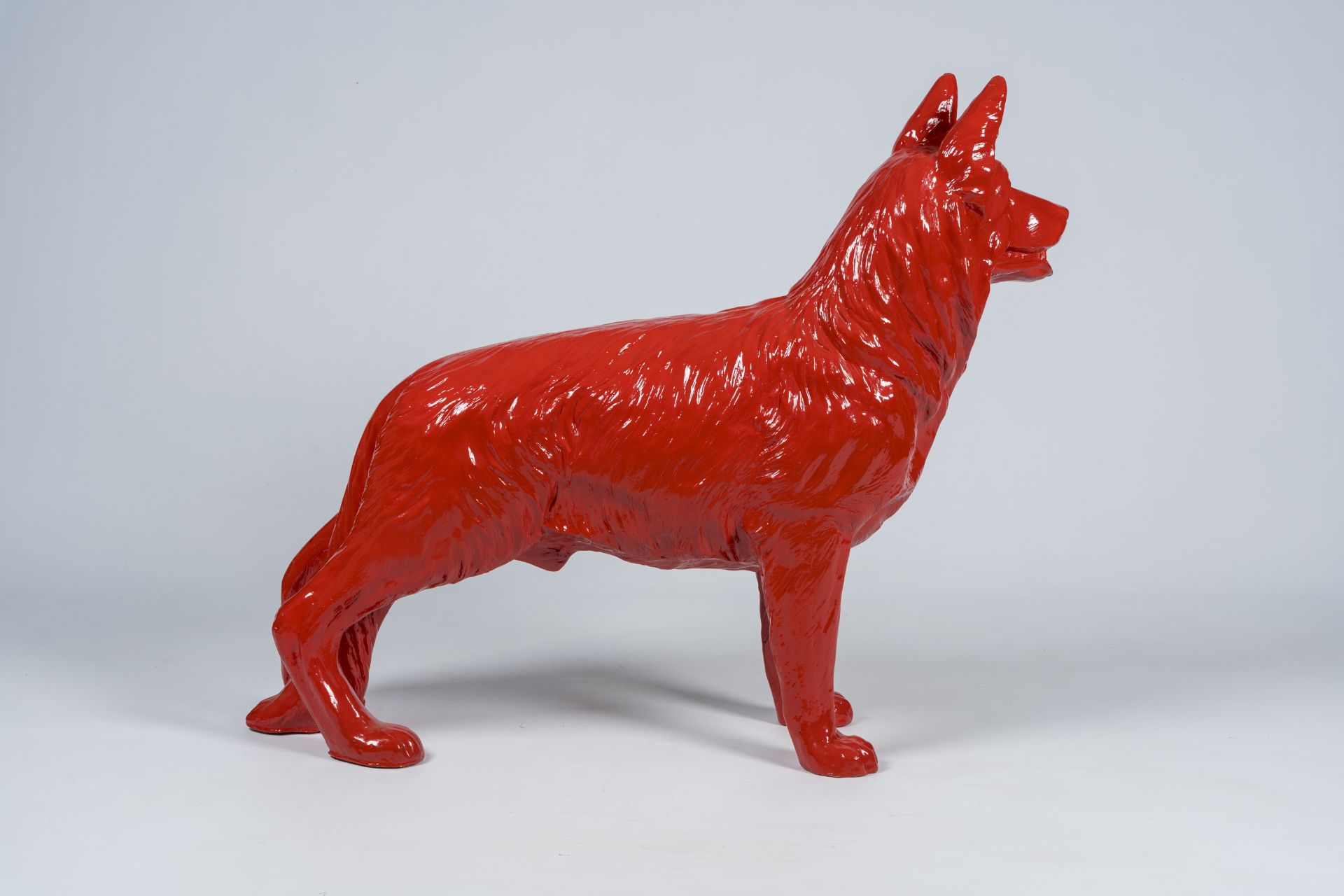 William Sweetlove (1949): Rode scheper, red polyester, [2003] - Image 4 of 9