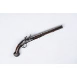 An Italian elaborated mounted flintlock pistol with walnut full stock, Lorenzo de Stefani, Refrontol