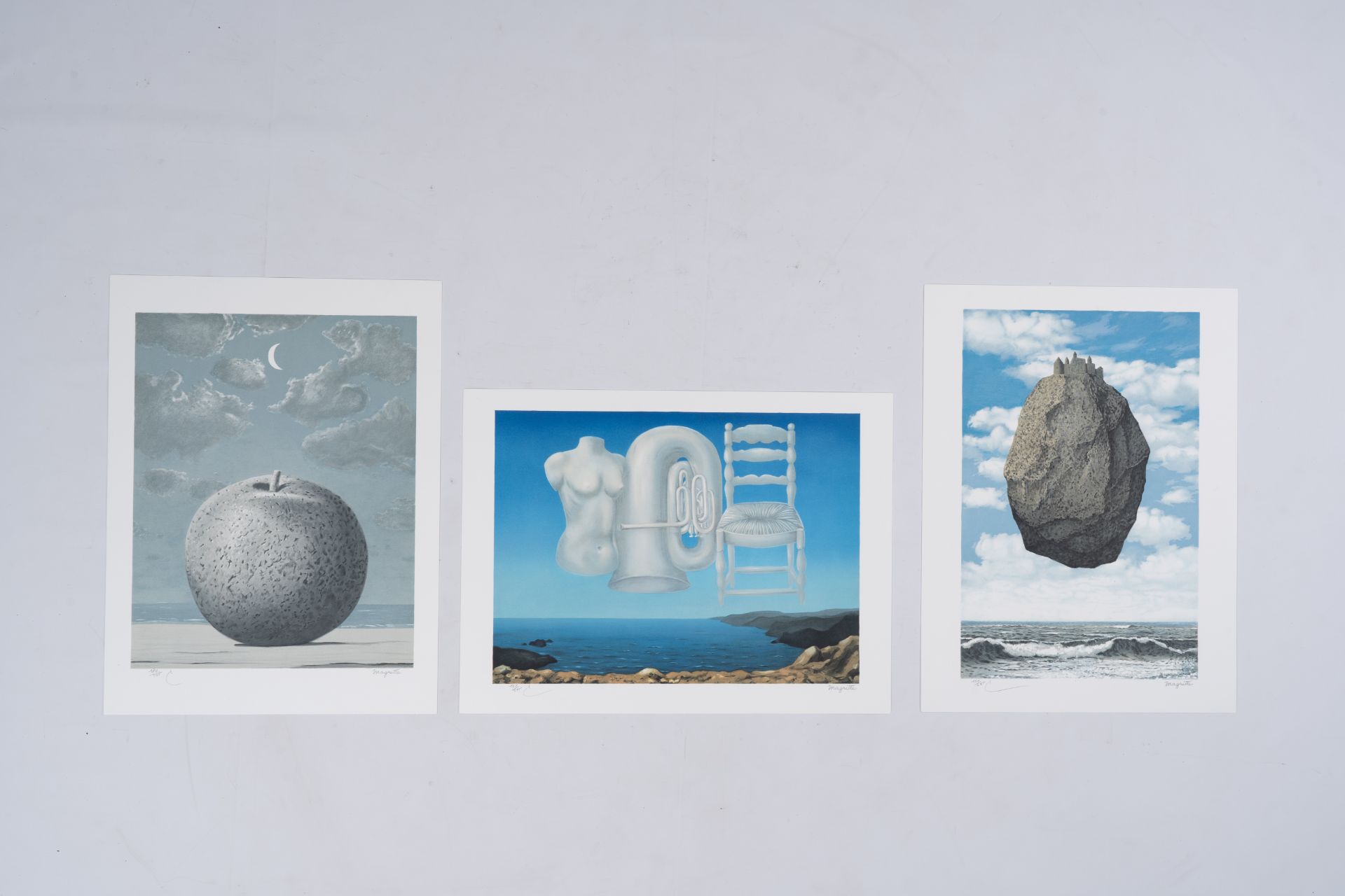 Rene Magritte (1898-1967, after): 'Lithographies IV', ten lithographs in colours, dated 2010 and 201 - Image 4 of 22